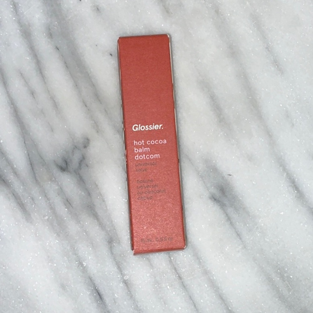 Glossier Hot Cocoa Balm Dot Com